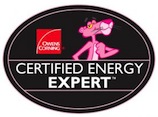 certified energy expert by owens corning button