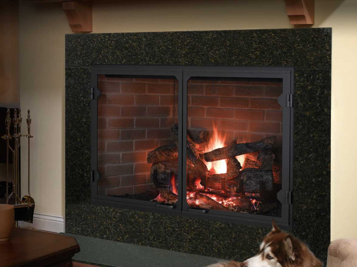 fireplace in home