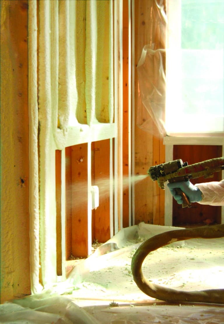 How to Install Spray Foam Insulation in a Wall