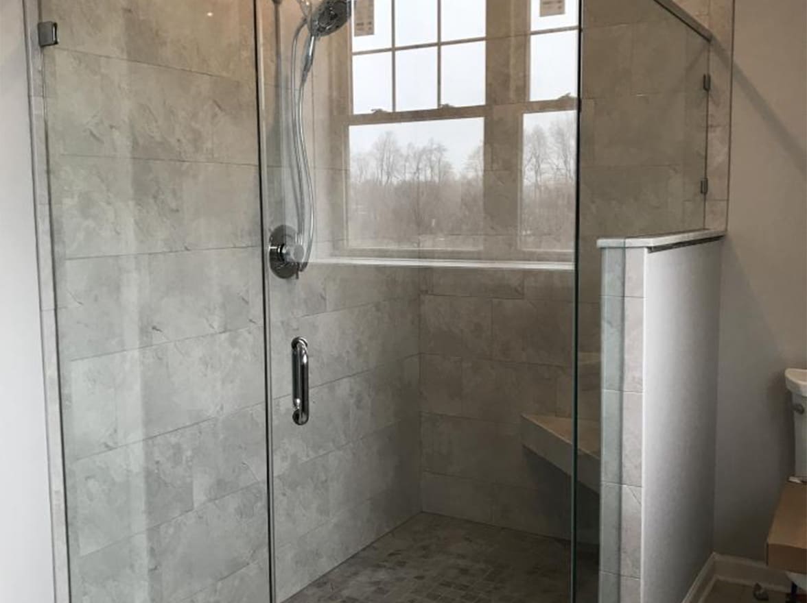 Custom Shower Door Installation