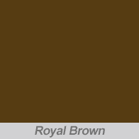 royal brown color option for gutters