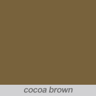 cocoa brown color option for gutters